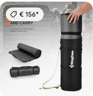 Nieuw ! Slaapmat met lucht. Ligt als een matras !! beschikbaar voor biedingen