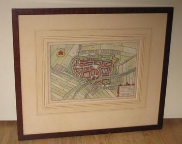 J.Blaeu Kopergravure Oudewater Anno 1649 beschikbaar voor biedingen