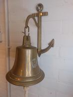 Scheepsbel met ophangbeugel anker 1916 S.K. GOBEN, Verzamelen, Ophalen of Verzenden, Gebruikt, Motorboot of Zeilboot, Gebruiksvoorwerp