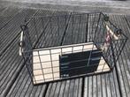 Mand van zwart metaaldraad met houten bodem, Overige materialen, Mand, Nieuw, Ophalen of Verzenden