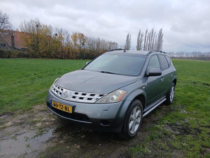 Nissan Murano 3.5 V6 CVT 2007 Grijs, Auto's, Nissan, Particulier, Murano, 4x4, ABS, Achteruitrijcamera, Airbags, Alarm, Boordcomputer