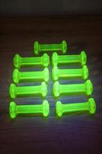 Unieke uraniumglas messenleggers annagroen, Antiek en Kunst, Ophalen of Verzenden