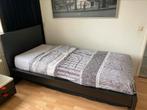 1-persoons zwart bed van IKEA, Ophalen, 90 cm, Eenpersoons, Zwart