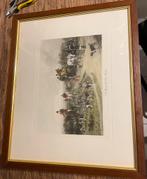 Jachttafereel/fox hunt schilderij - George Wright, Antiek en Kunst, Kunst | Schilderijen | Klassiek, Ophalen of Verzenden