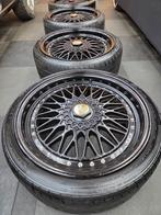Imitatie BBS 7.5x17 met banden 4x100, Auto-onderdelen, Ophalen, Gebruikt, Banden en Velgen, 17 inch