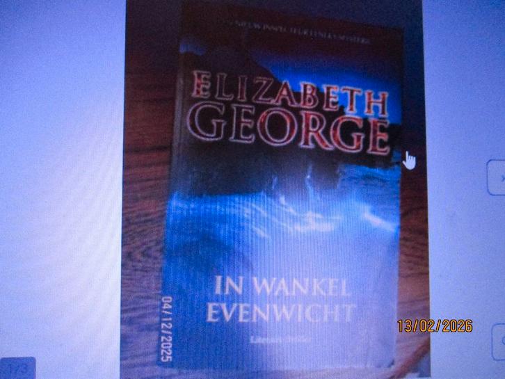 In wankel evenwicht Auteur: Elizabeth George 9789022992944, Boeken, Thrillers, Gelezen, Ophalen of Verzenden