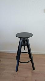 New Black Ikea Stool (2), Huis en Inrichting, Barkrukken, Ophalen, In hoogte verstelbaar, 60 tot 90 cm, Nieuw