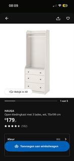 IKEA Hauga Kledingkast, Ophalen, Overige materialen, 50 tot 100 cm, Zo goed als nieuw