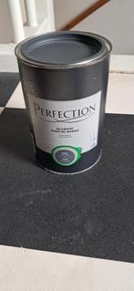 Perfection Muurverf - 1 Liter Antraciet Mat - Nieuw, Zwart, Nieuw, Ophalen of Verzenden, Verf