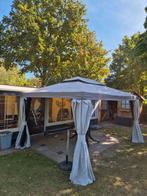 Mooi grijs paviljoen 4x3 meter, Ophalen, Zo goed als nieuw, 4 tot 6 meter, Paviljoen
