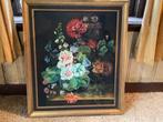 Stilleven van E. Morel - Bloemen, 72x60 cm, Antiek en Kunst, Ophalen of Verzenden