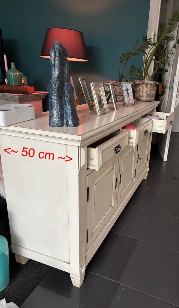 Dressoir, Huis en Inrichting, Kasten | Dressoirs, Gebruikt, 150 tot 200 cm, 75 cm of meer, Met lade(s), Overige houtsoorten, Ophalen