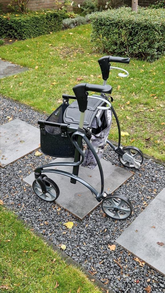 Rollator Jazz Dolomite, Diversen, Rollators, Zo goed als nieuw, Lichtgewicht, Ophalen