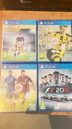 PS4 Games: FIFA 15, 16, 17 & F1 2016, Gebruikt, 1 speler, Eén computer, Ophalen of Verzenden