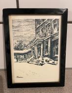 Lijst kunstwerk C Bootsma tekening, Ophalen of Verzenden