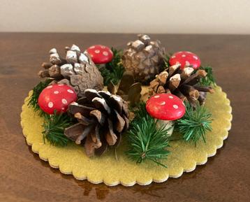 Vintage kerstkandelaartje beschikbaar voor biedingen