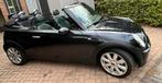 Mini 1.6 16V Cooper Cabrio 2005 Zwart, Auto's, Mini, Voorwielaandrijving, 4 cilinders, Cabriolet, 4 stoelen