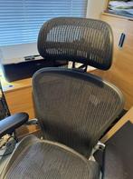 Atlas hoofdsteun voor Herman Miller Aeron (Remastered), Zwart, Ophalen of Verzenden, Zo goed als nieuw, Bureaustoel