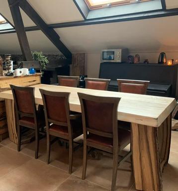 Boomstam/schaaldeel tafel beschikbaar voor biedingen