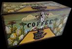 Vintage houten koffie opberg doos, Ophalen of Verzenden, Nieuw, Minder dan 50 cm, Minder dan 50 cm