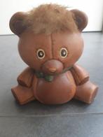 SPAARPOT, STEEN, BRUINE BEER  AFM. HOOGTE 18 CM, Ophalen of Verzenden, Gebruikt, Dier