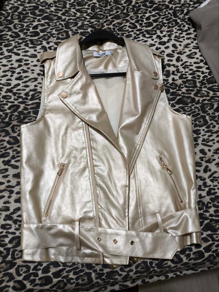 Mooie gouden gilet maat m, Ophalen of Verzenden, Nieuw