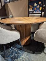 Eettafel Congo Rond 120 & 140 cm  Naturel Extra Voordelig