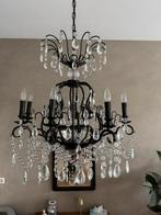 Chandelier, Huis en Inrichting, Lampen | Kroonluchters, Ophalen, Gebruikt, Glas