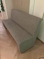 Eetkamerbank met Stoffen Bekleding grijs, Huis en Inrichting, Ophalen, 150 tot 200 cm, 75 tot 100 cm, Zo goed als nieuw
