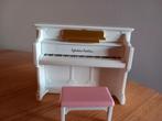 Sylvanian families witte piano, Ophalen of Verzenden, Zo goed als nieuw, Poppenhuis