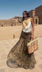 Zara Limited Edition Maxi Rok Nieuw Zara Lange Rok Paisley m, Bruin, Zara, Maat 42/44 (L), Nieuw