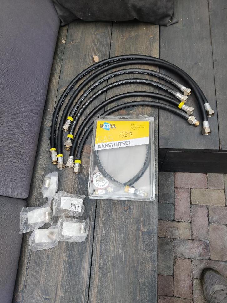 gaskookplaat aansluiting, Witgoed en Apparatuur, Kookplaten, Nieuw, Vrijstaand, Gas, 4 kookzones, Ophalen of Verzenden