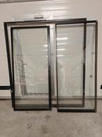 Aluminium schuifpui 181 x 204, Ophalen, 160 cm of meer, Glasplaat, 160 cm of meer