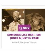 2 Tickets tribute Adele en Tom Jones ( bekend van tv), Twee personen