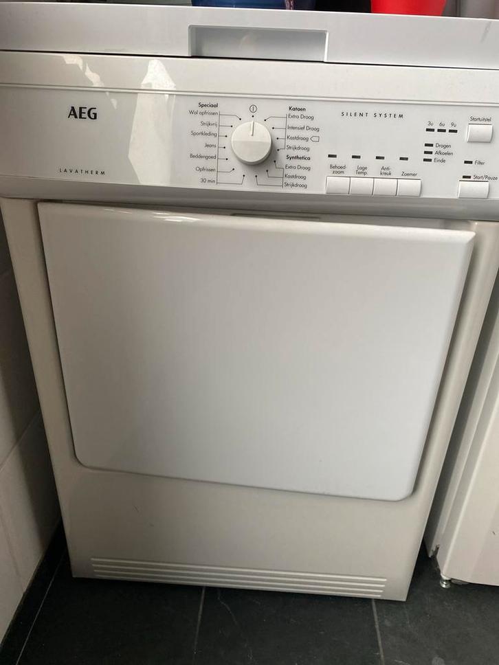 AEG Lavatherm Droger - Gebruikt, Witgoed en Apparatuur, Wasdrogers, Gebruikt, Luchtafvoer, Voorlader, 4 tot 6 kg, 85 tot 90 cm