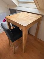 Houten tafel met hoge zit, Huis en Inrichting, Tafels | Statafels, Ophalen of Verzenden, Gebruikt