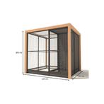 Konijnren Alfred met sluis en nachthok! Luxe en duurzaam