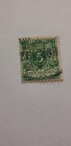 6609 deutsches reich cijfer 5 in ovaal reichspost 1889, Postzegels en Munten, Postzegels | Europa | Duitsland, Verzenden, Duitse Keizerrijk
