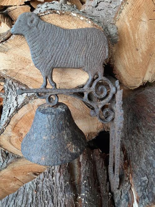 Gietijzeren deurbel, Tuin en Terras, Tuinwanddecoratie, Gebruikt, Ophalen