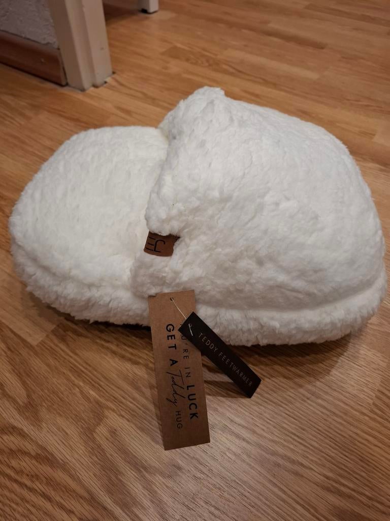 Nieuwe witte teddy voetenzak, Wit, Teddy, Nieuw, Ophalen of Verzenden