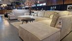 Voorraad Actie | Fijne ribstof Hoekbank | Showroom Utrecht, Huis en Inrichting, Banken | Bankstellen, Ophalen, Hout, Hoekbank