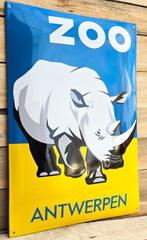 Zoo antwerpen Neushoorn en dolfijn emaillen reclame bord, Verzamelen, Reclamebord, Gebruikt, Ophalen of Verzenden, Info@americansaleshop.nl