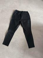 Ibana leren broek chino model - Maat 42, Kleding | Dames, Zwart, Maat 42/44 (L), Ophalen of Verzenden, Zo goed als nieuw