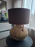 Mooie zware kruiklamp met kap., Ophalen, Zo goed als nieuw, Minder dan 50 cm
