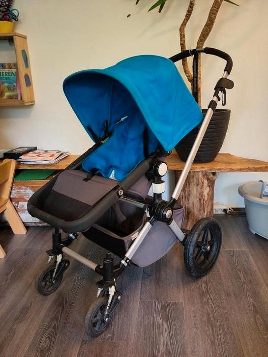 Bugaboo Cameleon - Compleet set - Blauw, Kinderen en Baby's, Kinderwagens en Combinaties, Gebruikt, Combiwagen, Bugaboo, Met reiswieg