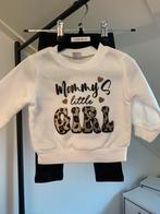 Broek en trui mommys little girl (68-74), Kinderen en Baby's, Babykleding | Maat 68, Meisje, ., Nieuw, Ophalen of Verzenden