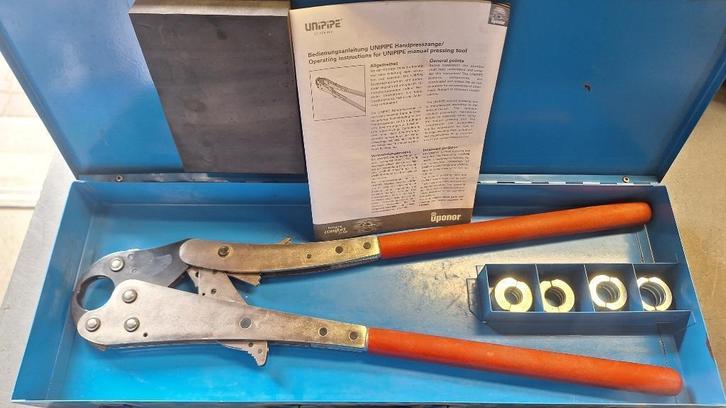Klauke / Uponor Handperstang Perstang u14 - u16 - u18 - u20, Auto diversen, Autogereedschap, Zo goed als nieuw, Ophalen of Verzenden