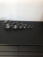 Tin maatbekers, Antiek en Kunst, Antiek | Tin, Ophalen