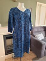 Wax collection blauw zwart jurk 38 M Gratis Verzenden !, Kleding | Dames, Jurken, Maat 38/40 (M), Zo goed als nieuw, Wax, Onder de knie