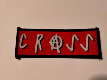Crass Cross vintage punk muziek logo patch embleem 4 beschikbaar voor biedingen